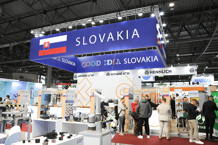 Záber z veľtrhu - stánok SR